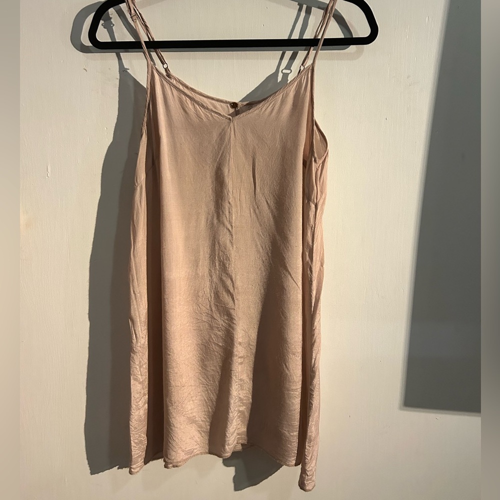 Free People tan slip dress size xs